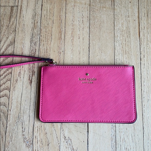 Kate spade wristlet wallet pink - Picture 2 of 6